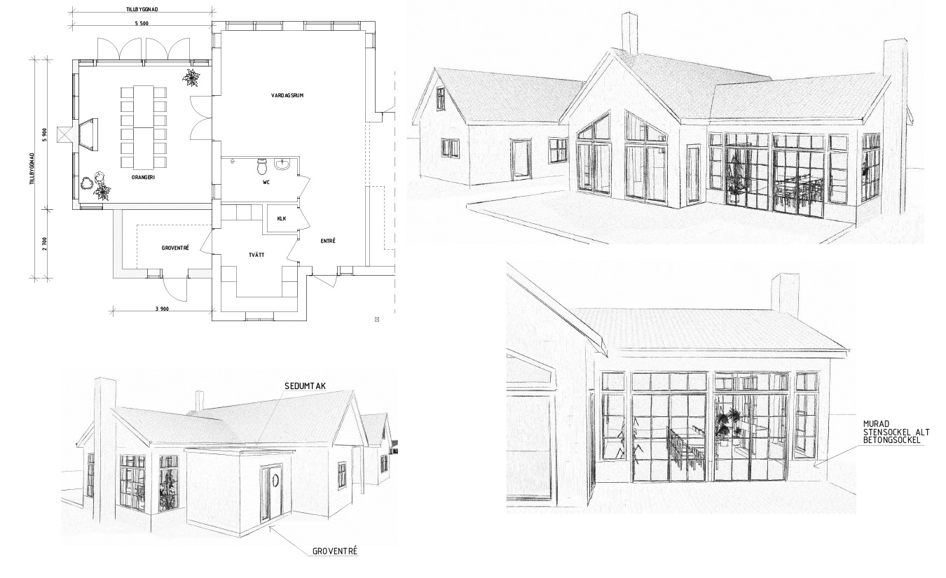 Ritningar - Bygg -Hus -Planritningar i Växjö